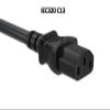 Cable Leader 10ft NEMA 6-20P to C13 Heavy Duty Power Cord, 14 AWG 15A 250V SJT, Industrial Grade Server Cable & Mining Machine Power Supply Replacement Cord, Black view 3