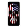 Skins Cover for Galaxy S10e - Decals Vinyl wrap - Decal Stickers Skins Cover -American Skull Flag in Skull view 1