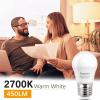 Angyues LED Bulb 120V 40W Equivalent Light Bulb, A15 LED Bulb Warm White 2700K Energy Saving Bulb, E26 Medium Screw Base Suitable for Domestic Bulbs 4 Pack view 3