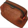 EVERKI Travel Cord Organizer Mesh Pouch Bag - Mesh Cable Organizer Bag with Zipper, Universal Electronics Purse Pouches for Inside Purse Case for Laptop Adapter, Carry On Packing Essentials, Orange