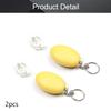 Othmro 2 Pack 120DB Personal Alarm, Yellow, Keychain, Emergency Safety Alarm for Women, Men, Children, Elderly view 4