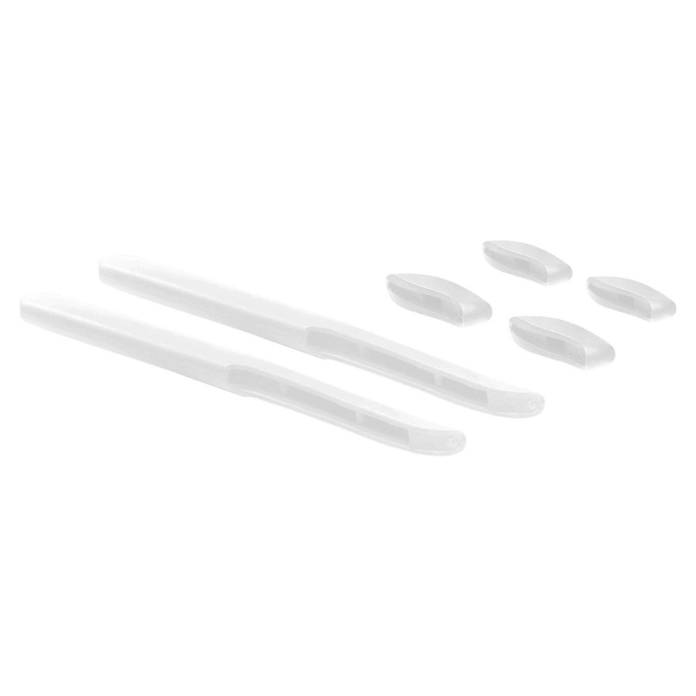 Betterun White Replacement Nose Pads Pieces Ear Socks Rubber Kits for Oakley Fast Jacket