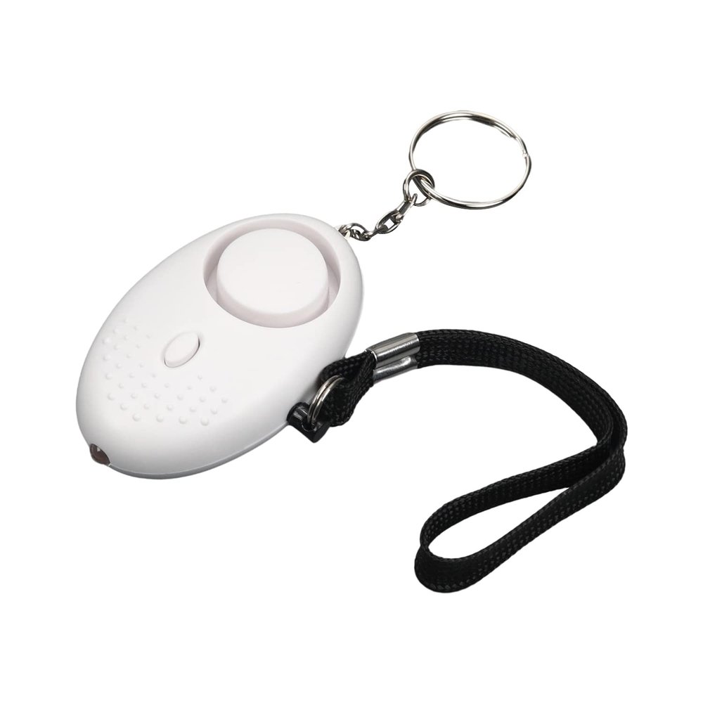 Othmro Safe Sound Personal Alarm 3 Pack 120DB Personal Security Alarm Keychain with LED Lights, Emergency Safety Alarm for Women, Men, Children, Elderly White