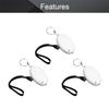 Othmro Safe Sound Personal Alarm 3 Pack 120DB Personal Security Alarm Keychain with LED Lights, Emergency Safety Alarm for Women, Men, Children, Elderly White view 3
