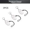 Othmro Safe Sound Personal Alarm 3 Pack 120DB Personal Security Alarm Keychain with LED Lights, Emergency Safety Alarm for Women, Men, Children, Elderly White view 4