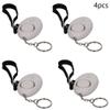 Othmro Safe Sound Personal Alarm 4 Pack 120DB Personal Security Alarm Keychain with LED Lights, Emergency Safety Alarm for Women, Men, Children, Elderly White view 3