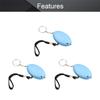 Othmro 3 Pack 130DB Personal Alarm with LED Lights, Emergency Safety Alarm for Women, Men, Children, Elderly, Light Blue view 3