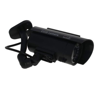 Othmro Fake Security Camera Plastic Dummy Camera CCTV Solar Powered Surveillance System for Home Outdoor Indoor Protect Your Homes Retail Shops and Business Black
