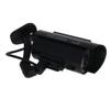 Othmro Fake Security Camera Plastic Dummy Camera CCTV Solar Powered Surveillance System for Home Outdoor Indoor Protect Your Homes Retail Shops and Business Black view 1