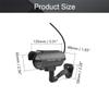 Othmro Fake Security Camera Plastic Dummy Camera CCTV Solar Powered Surveillance System for Home Outdoor Indoor Protect Your Homes,Retail Shops and Business Black 2Pcs view 2