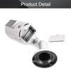 Othmro Fake Security Camera Plastic Dummy Camera CCTV Solar Powered Surveillance System for Home Outdoor Indoor Protect Your Homes,Retail Shops and Business Silver 1Pcs view 3