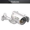 Othmro Fake Security Camera Plastic Dummy Camera CCTV Solar Powered Surveillance System for Home Outdoor Indoor Protect Your Homes,Retail Shops and Business Silver 1Pcs view 4
