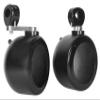 Rockville MAC40B 4-in Black Swivel Aluminum Motorcycle Handlebar Speaker Pods, 6061 Aircraft-Grade Build, Waterproof Marine Design, 360 Mounting Clamps Fit 0.75-1.5-in Bars, 2-Piece view 2