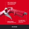 CRAFTSMAN Inflator Gun, 0-150 PSI, 3-in-1 Multi-Function Gauge, Air Chuck and Relief Valve, Cold-Resistant 12-in Inflation Hose, Versatile Attachments, and 1/4-in NPS Male Threads view 4