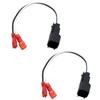 Harmony Audio Fits GMC Sierra 2014-2019 Factory Speaker to Aftermarket Replacement Harness view 2