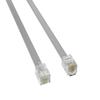 CableLeader 14ft RJ-11 6P4C Modular Phone Cable - Gold-Plated Telephone Cord for Landline Phone, Modem & Fax, Straight Wiring view 1