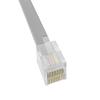 CableLeader 14ft RJ-12 6P6C Modular Phone Cable, Gold-Plated Telephone Line Flat Cord for Data, Voice & Fax, Reverse Wiring view 3