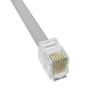 CableLeader 25ft RJ-12 6P6C Modular Phone Cable, Gold-Plated Telephone Line Flat Cord for Data, Voice & Fax, Straight Wiring view 2