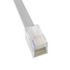 CableLeader 14ft RJ-45 8P8C Straight Cat6 Ethernet Network Cable - Gold Plated, Telephone Line Flat Cord for Routers/Switches/Modems/VoIP Phones view 3