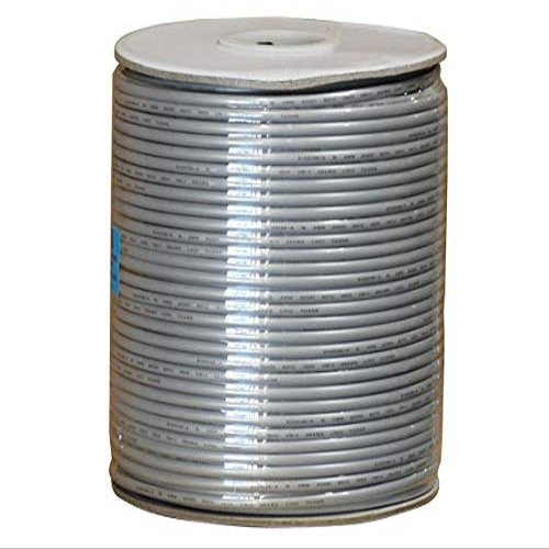 Cable Leader 1000ft Silver Satin Modular Cable Reel (26 AWG, 4-Conductor)