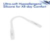 SAUCER Replacement Nose Pieces Pads for Oakley Split Shot OO9416 | Split Time OO4129 | Targetline OO4129 | Crossrange Patch R XL OO9361 Sunglasses - 2 Pairs Standard White view 2