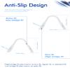 SAUCER Replacement Nose Pieces Pads for Oakley Split Shot OO9416 | Split Time OO4129 | Targetline OO4129 | Crossrange Patch R XL OO9361 Sunglasses - 2 Pairs Standard White view 3