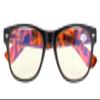 Blue Light Filter UV Protection Classic Eyeglasses Computer Reading Glasses(Demi-Arm) +1.5 view 1