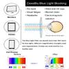 Blue Light Filter UV Protection Classic Eyeglasses Computer Reading Glasses(Demi-Arm) +1.5 view 2