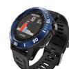 DKEnjoy Stainless Steel Bezel Ring Adhesive Cover Anti Scratch Dial Protector Compatible for Garmin Fenix 3/Fenix 3 HR Smartwatch (A-Blue) view 2