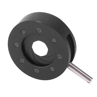 Adjustable Aperture Diaphragm 1.5-25mm Microscope Aperture Adjustable Lens Diaphragm Optical Diaphragm for Laboratory Microscope (SK8)