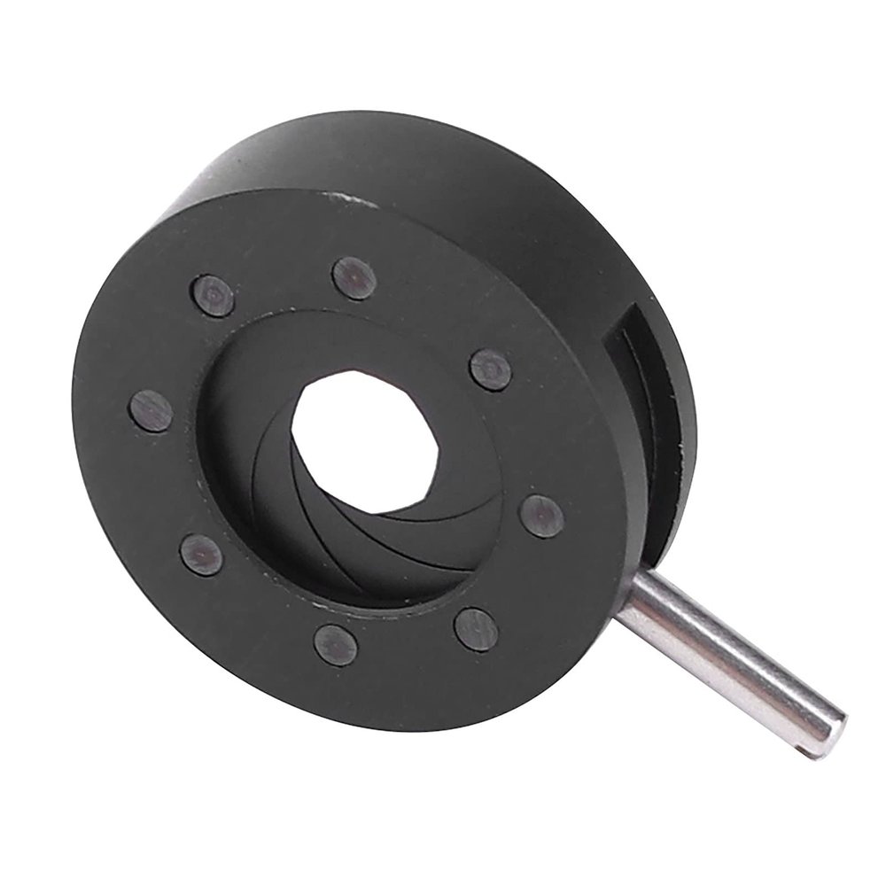 Adjustable Aperture Diaphragm 1.5-25mm Microscope Aperture Adjustable Lens Diaphragm Optical Diaphragm for Laboratory Microscope (SK8)