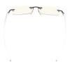 CessBlu Computer Glasses for Men Women Blue Light Filter Anti Glare UV Ray Protection Rimless Reader Eyeglasses (Transparent Arm) view 4