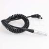 SZRMCC 2 Pin Male to DC2.5mm Right Angle Plug Coiled Power Cable for Teradek Bond Bolt Pro 300 Cube SmallHD Z CAM E2 F6 S6 Camera Monitor view 2
