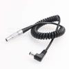 SZRMCC 2 Pin Male to DC2.5mm Right Angle Plug Coiled Power Cable for Teradek Bond Bolt Pro 300 Cube SmallHD Z CAM E2 F6 S6 Camera Monitor view 3
