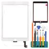 for iPad Air 2 Touch Screen Replacement for iPad Air 2nd Gen 9.7 Screen Replacement A1566 Digitizer Sensor A1567 Touch Digitizer Panel Glass No Home Button Repair Parts(No LCD,No Instructions) White view 1