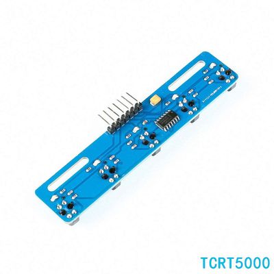 TCRT5000L 5-Way Tracking Sensor Module Infrared Sensor Board TCRT5000 White Black Line Recognition Sensors 74HC14D DIY