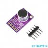 MAX9814 Electret Microphone Amplifier Board Module MIC Auto Gain Max 40dB/50dB/60dB Frequency 2.7V-5.5V with Pins for Arduino view 1