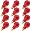 Specialty/Decorative 40A19/TR, 40 Watt, 130 Volt, A19, Medium Base, Transparent Red Light Bulb (12 Pack) view 2