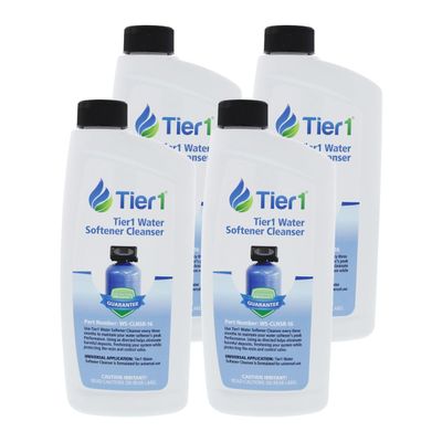 Tier1 Water Softener Resin Cleanser, 16 oz (4-Pack)
