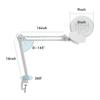 Quality Optics Professional Series Illuminated Workstation Swing Arm Magnifier White Fluorescent 8 Diopter view 2
