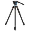 Benro A373F Aluminum Single-Tube Video Tripod Kit with S6 PRO Fluid Head, 75 mm Bowl, Flip-Lock Legs, 13.2 lb Load Capacity, Low-Angle Setup (A373FBS6PRO) view 1