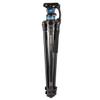 Benro A373F Aluminum Single-Tube Video Tripod Kit with S6 PRO Fluid Head, 75 mm Bowl, Flip-Lock Legs, 13.2 lb Load Capacity, Low-Angle Setup (A373FBS6PRO) view 2