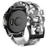ANCOOL Compatible with Garmin Fenix 6/7 Bands,22MM Soft Watchbands Replacement for Fenix 7 Pro/Fenix 8 47mm/Fenix 5/Fenix 6 Pro/Fenix 5 Plus/Quatix 6/Approach S62,Camouflage White view 1