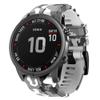 ANCOOL Compatible with Garmin Fenix 6/7 Bands,22MM Soft Watchbands Replacement for Fenix 7 Pro/Fenix 8 47mm/Fenix 5/Fenix 6 Pro/Fenix 5 Plus/Quatix 6/Approach S62,Camouflage White view 2