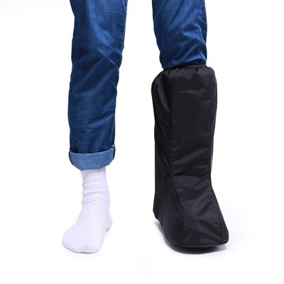 VXAR Fracture Walking Boot Shoe Cover Contractors Non Slip Men Women High Top Black1 L