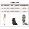 VXAR Fracture Walking Boot Shoe Cover Contractors Non Slip Men Women High Top Black1 L view 2