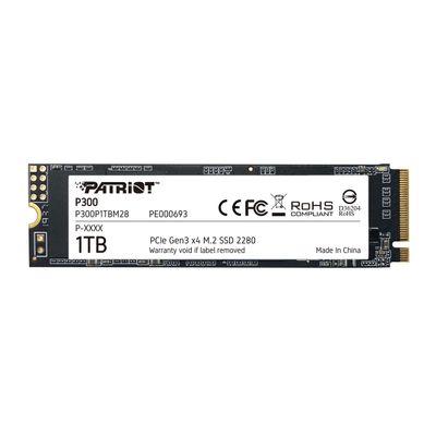Patriot P300 M.2 PCIe Gen 3 x4 1TB Low-Power Consumption SSD