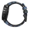 ANCOOL Compatible with Garmin Fenix 6/7 Bands,22MM Soft Watchbands Replacement for Fenix 7 Pro/Fenix 8 47mm/Fenix 5/Fenix 6 Pro/Fenix 5 Plus/Quatix 6/Approach S62,Camouflage Blue view 2
