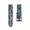 ANCOOL Compatible with Garmin Fenix 6/7 Bands,22MM Soft Watchbands Replacement for Fenix 7 Pro/Fenix 8 47mm/Fenix 5/Fenix 6 Pro/Fenix 5 Plus/Quatix 6/Approach S62,Camouflage Blue view 3