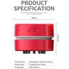 ODISTAR Desktop Vacuum Cleaner,Mini Table dust Sweeper Energy Saving,High Endurance up to 400 mins,Cordless&360 Rotatable for Cleaning Hairs,Crumbs,Computer Keyboard of Kids Gift(Red Charging) view 2